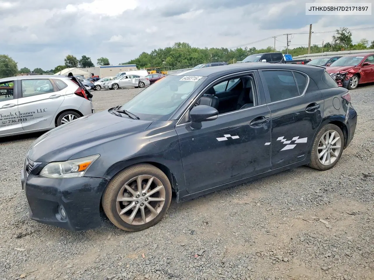 JTHKD5BH7D2171897 Lexus CT 2013 — повреждение Задняя часть, фото до ремонта