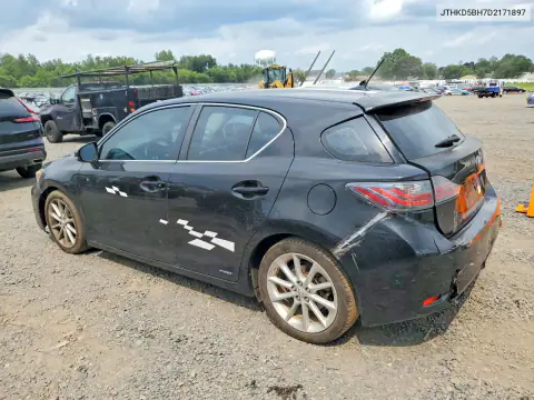 JTHKD5BH7D2171897 — 2013 Lexus CT, фото 2 с аукциона Copart, Задняя часть