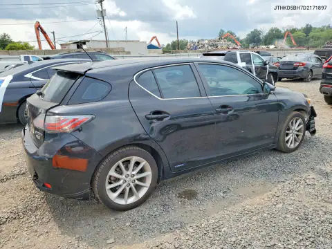 JTHKD5BH7D2171897 — 2013 Lexus CT, фото 3 с аукциона Copart, Задняя часть