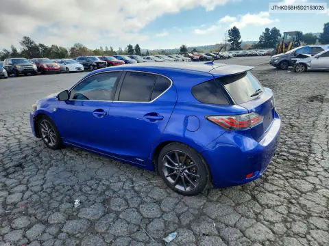 2013 Lexus Ct 200 VIN JTHKD5BH5D2153026 фото 2