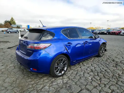 2013 Lexus Ct 200 VIN JTHKD5BH5D2153026 фото 3
