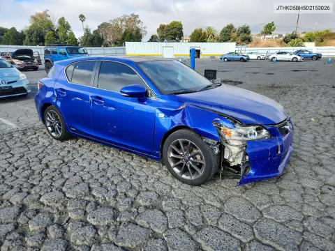 2013 Lexus Ct 200 VIN JTHKD5BH5D2153026 фото 4