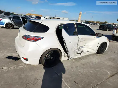 2015 Lexus Ct 200 VIN JTHKD5BH6F2232482 фото 3