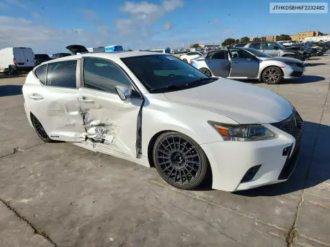 2015 Lexus Ct 200 VIN JTHKD5BH6F2232482 фото 4
