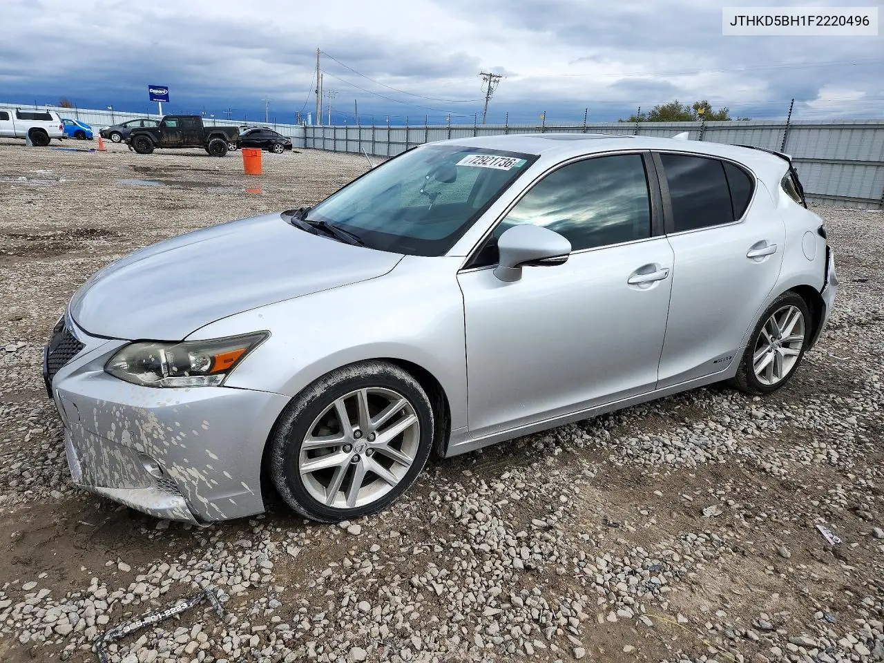 JTHKD5BH1F2220496 Lexus CT 2015 — повреждение Задняя часть, фото до ремонта