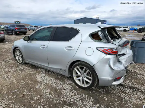 JTHKD5BH1F2220496 — 2015 Lexus CT, фото 2 с аукциона Copart, Задняя часть