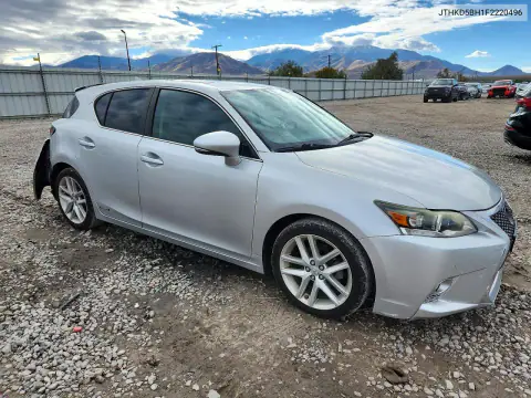 JTHKD5BH1F2220496 — 2015 Lexus CT, фото 4 с аукциона Copart, Задняя часть