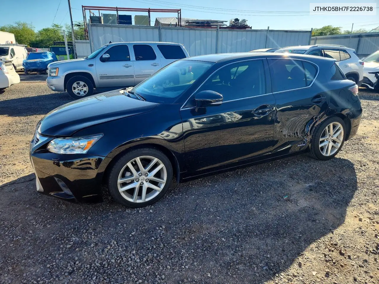 JTHKD5BH7F2226738 Lexus CT 2015 — повреждение Сторона, фото до ремонта