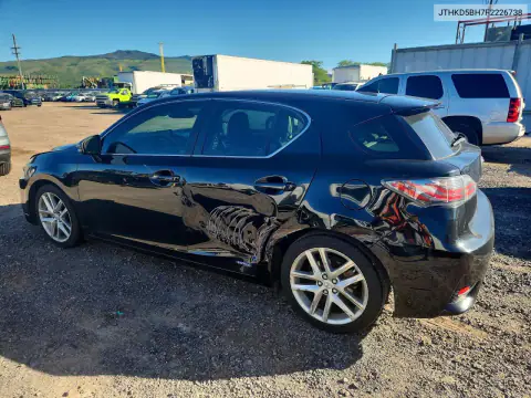 JTHKD5BH7F2226738 — 2015 Lexus CT, фото 2 с аукциона Copart, Боковая часть