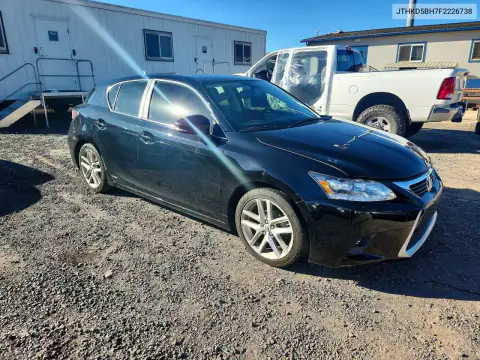JTHKD5BH7F2226738 — 2015 Lexus CT, фото 4 с аукциона Copart, Боковая часть