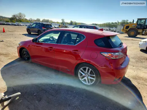 2016 Lexus Ct 200 VIN JTHKD5BH7G2265329 фото 2