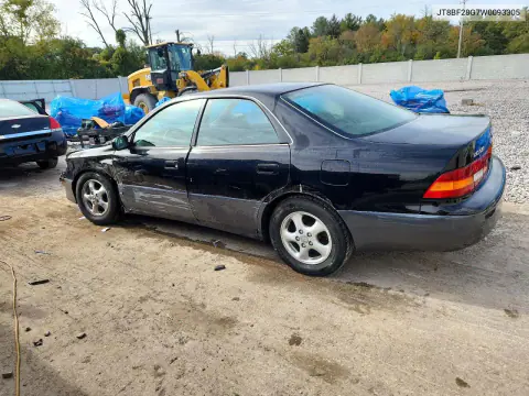 1998 Lexus Es 300 VIN JT8BF28G7W0093305 фото 2