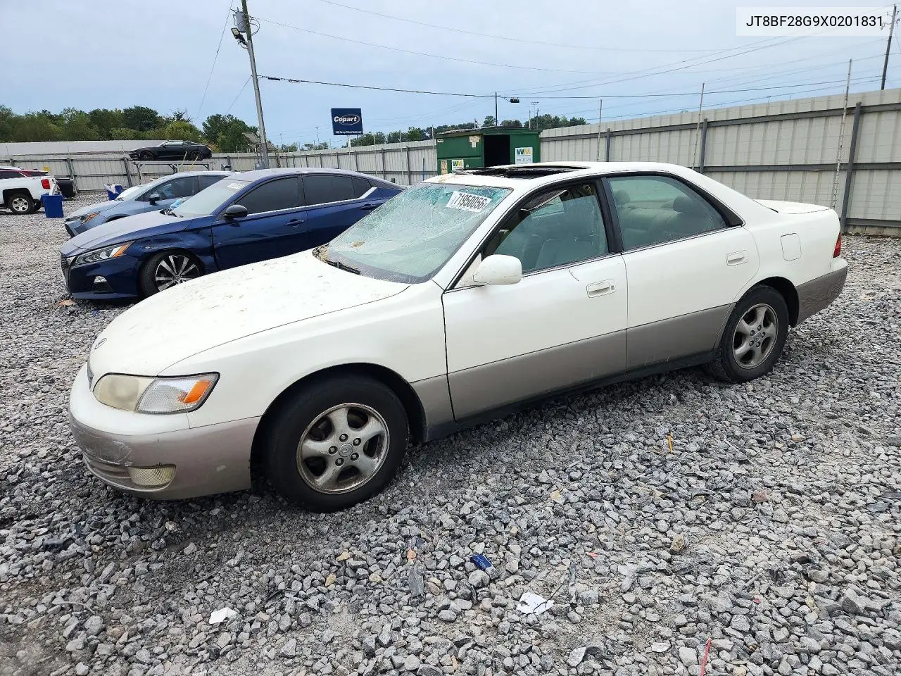 1999 Lexus Es 300 VIN JT8BF28G9X0201831 фото 1