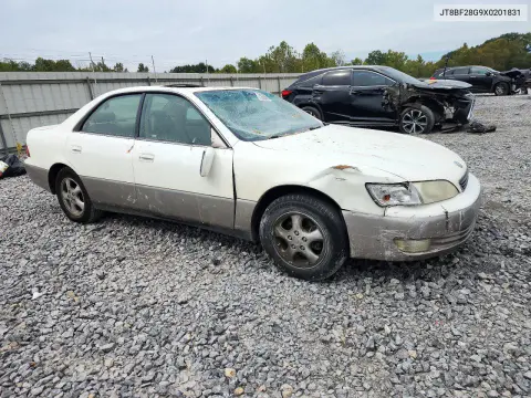 1999 Lexus Es 300 VIN JT8BF28G9X0201831 фото 4
