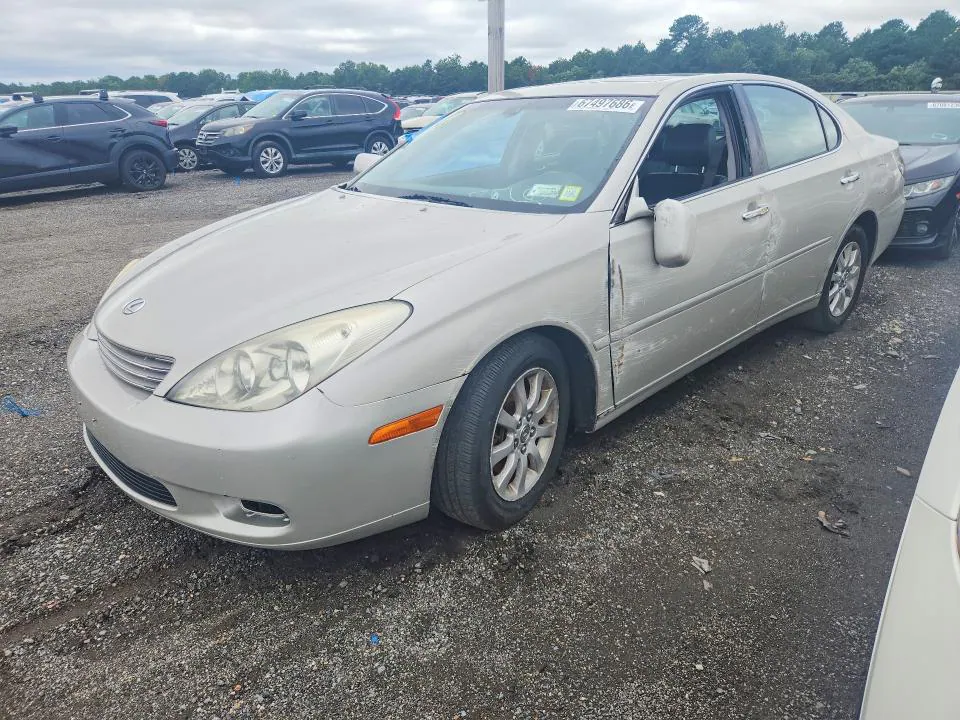 2002 LEXUS ES VIN JTHBF30G120069383 фото 1