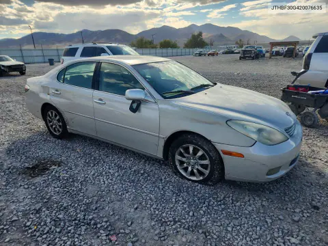 2002 Lexus Es 300 VIN JTHBF30G420076635 фото 4