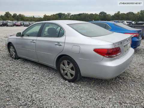 2005 Lexus Es 330 VIN JTHBA30G955140187 фото 2