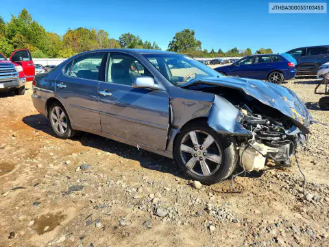 2005 Lexus Es 330 VIN JTHBA30G055103450 фото 4