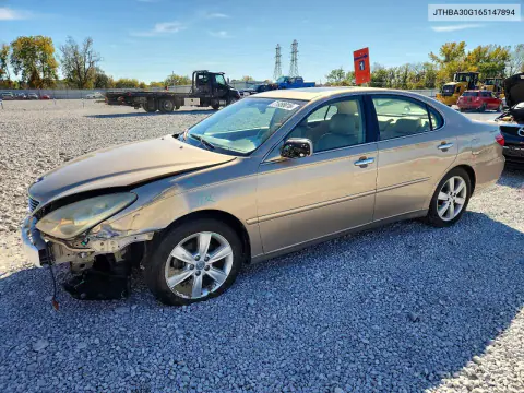 JTHBA30G165147894 — 2006 Lexus ES, Передняя часть, фото до ремонта