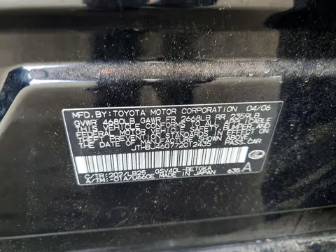 2007 Lexus Es 350 VIN JTHBJ46G772012435 фото 12