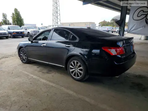 2007 Lexus Es 350 VIN JTHBJ46G772012435 фото 2