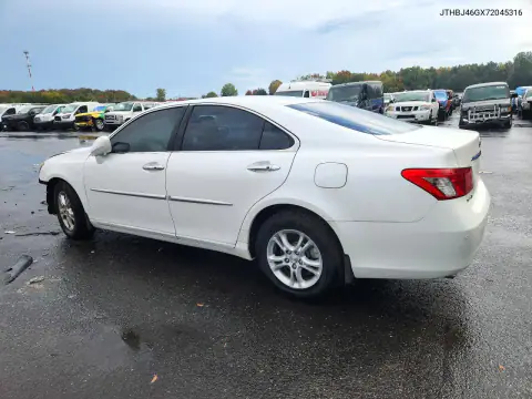 JTHBJ46GX72045316 — 2007 Lexus ES, фото 2 с аукциона Copart, Передняя часть