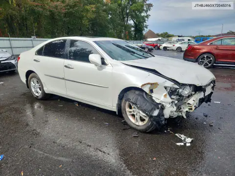 JTHBJ46GX72045316 — 2007 Lexus ES, фото 4 с аукциона Copart, Передняя часть