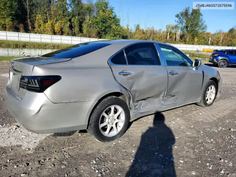 2007 Lexus Es 350 VIN JTHBJ46G572075596 фото 3