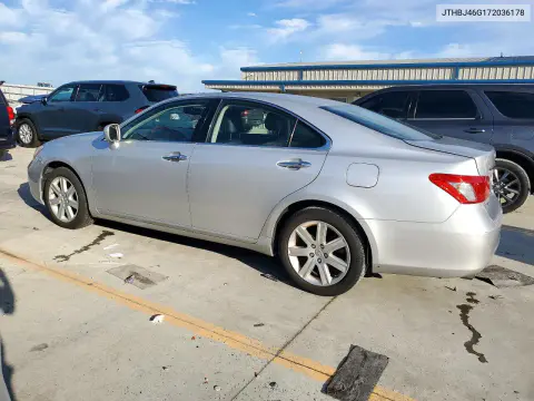 2007 Lexus Es 350 VIN JTHBJ46G172036178 фото 2
