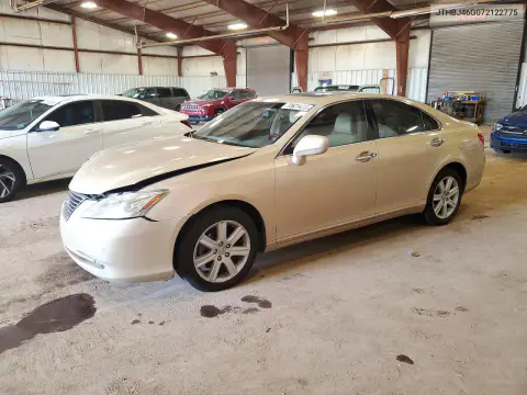 JTHBJ46G072122775 — 2007 Lexus ES, Передняя часть, фото до ремонта