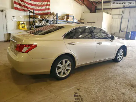 2007 Lexus Es 350 VIN JTHBJ46G072122775 фото 3