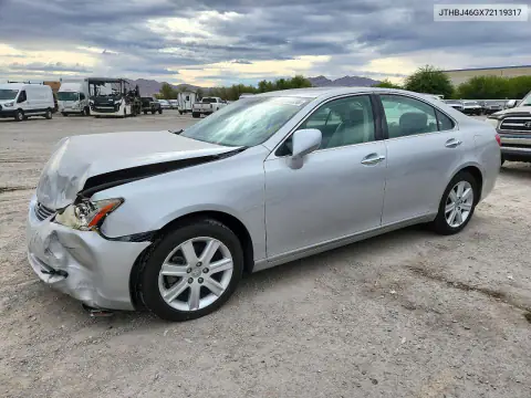 JTHBJ46GX72119317 — 2007 Lexus ES, Передняя часть, фото до ремонта