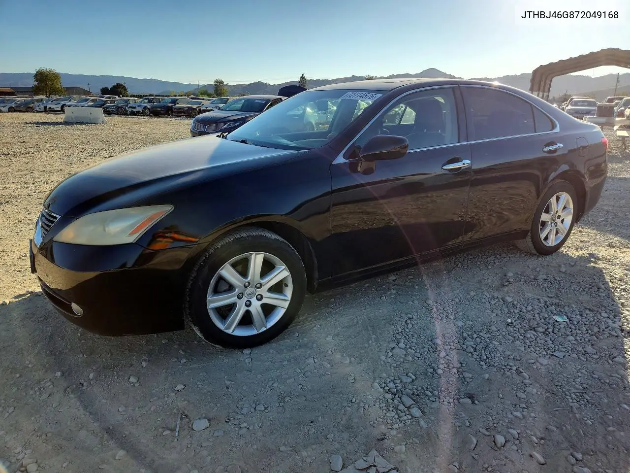 JTHBJ46G872049168 Lexus ES 2007 — повреждение Задняя часть, фото до ремонта