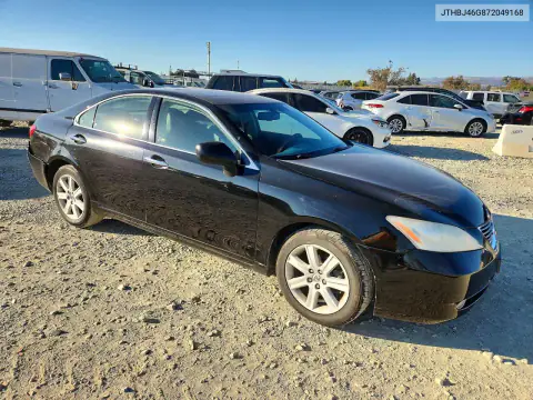 JTHBJ46G872049168 — 2007 Lexus ES, фото 4 с аукциона Copart, Задняя часть