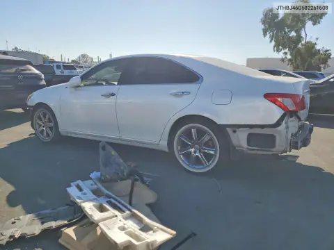 2008 Lexus Es 350 VIN JTHBJ46G582261608 фото 2