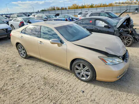 2008 Lexus Es 350 VIN JTHBJ46G982225758 фото 4