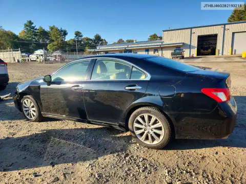 JTHBJ46G282193218 — 2008 Lexus ES, фото 2 с аукциона Copart 19.10.2026, Передняя часть