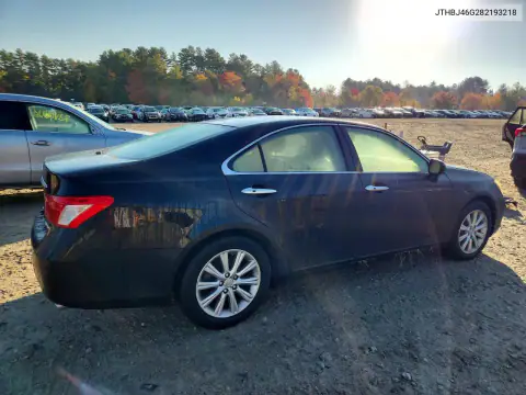 JTHBJ46G282193218 — 2008 Lexus ES, фото 3 с аукциона Copart 19.10.2026, Передняя часть