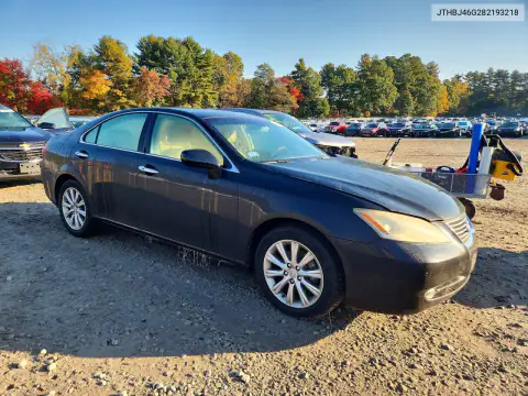 JTHBJ46G282193218 — 2008 Lexus ES, фото 4 с аукциона Copart 19.10.2026, Передняя часть