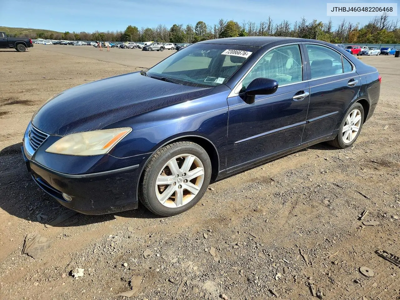 2008 Lexus Es 350 VIN JTHBJ46G482206468 фото 1