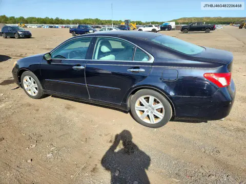 2008 Lexus Es 350 VIN JTHBJ46G482206468 фото 2