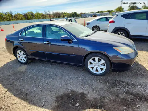 2008 Lexus Es 350 VIN JTHBJ46G482206468 фото 4