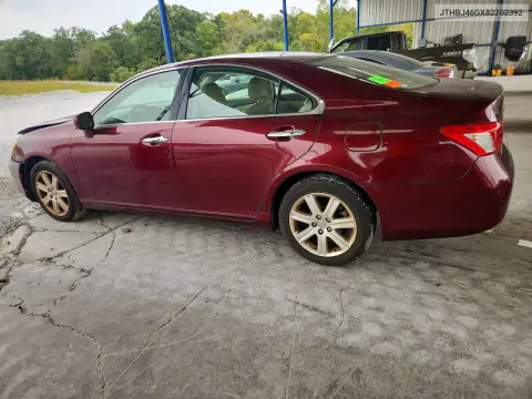 2008 Lexus Es 350 VIN JTHBJ46GX82202392 фото 2