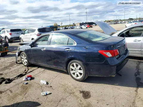 JTHBJ46G482202887 — 2008 Lexus ES, фото 2 с аукциона Copart, Передняя часть