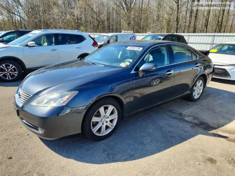 JTHBJ46G692316276 — 2009 Lexus ES, Задняя часть, фото до ремонта