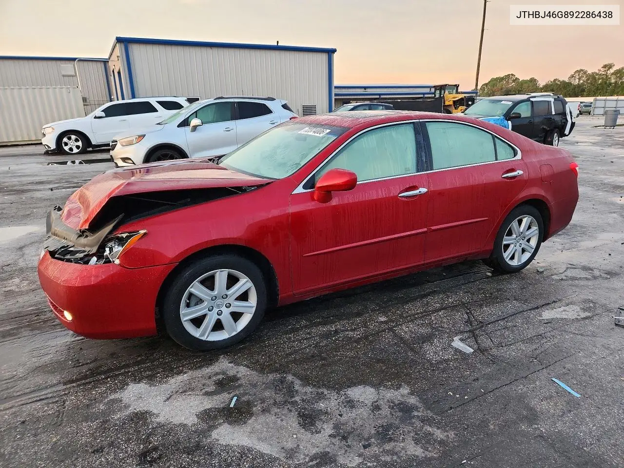 2009 Lexus Es 350 VIN JTHBJ46G892286438 фото 1