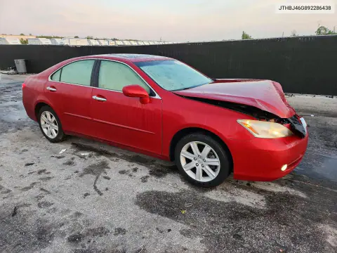 2009 Lexus Es 350 VIN JTHBJ46G892286438 фото 4