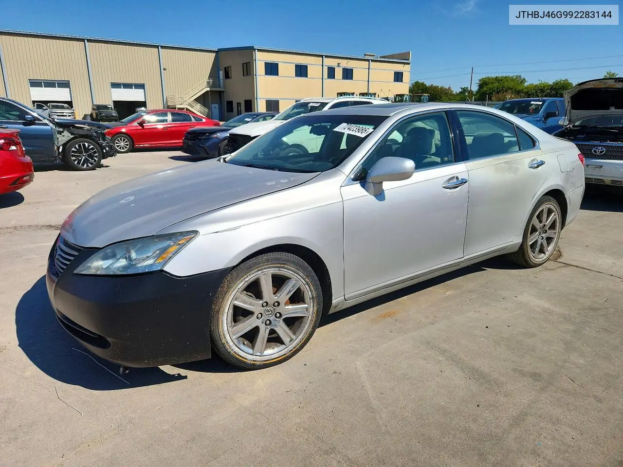 2009 Lexus Es 350 VIN JTHBJ46G992283144 фото 1