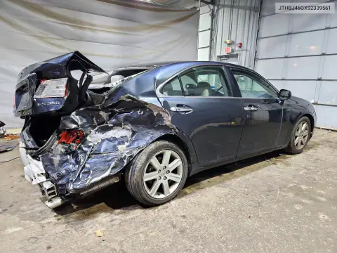 JTHBJ46GX92339561 — 2009 Lexus ES, фото 3 с аукциона Copart, Задняя часть