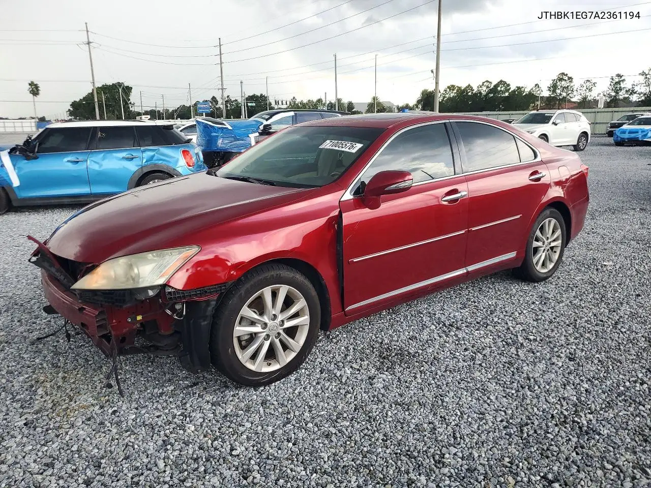 2010 Lexus Es 350 VIN JTHBK1EG7A2361194 фото 1